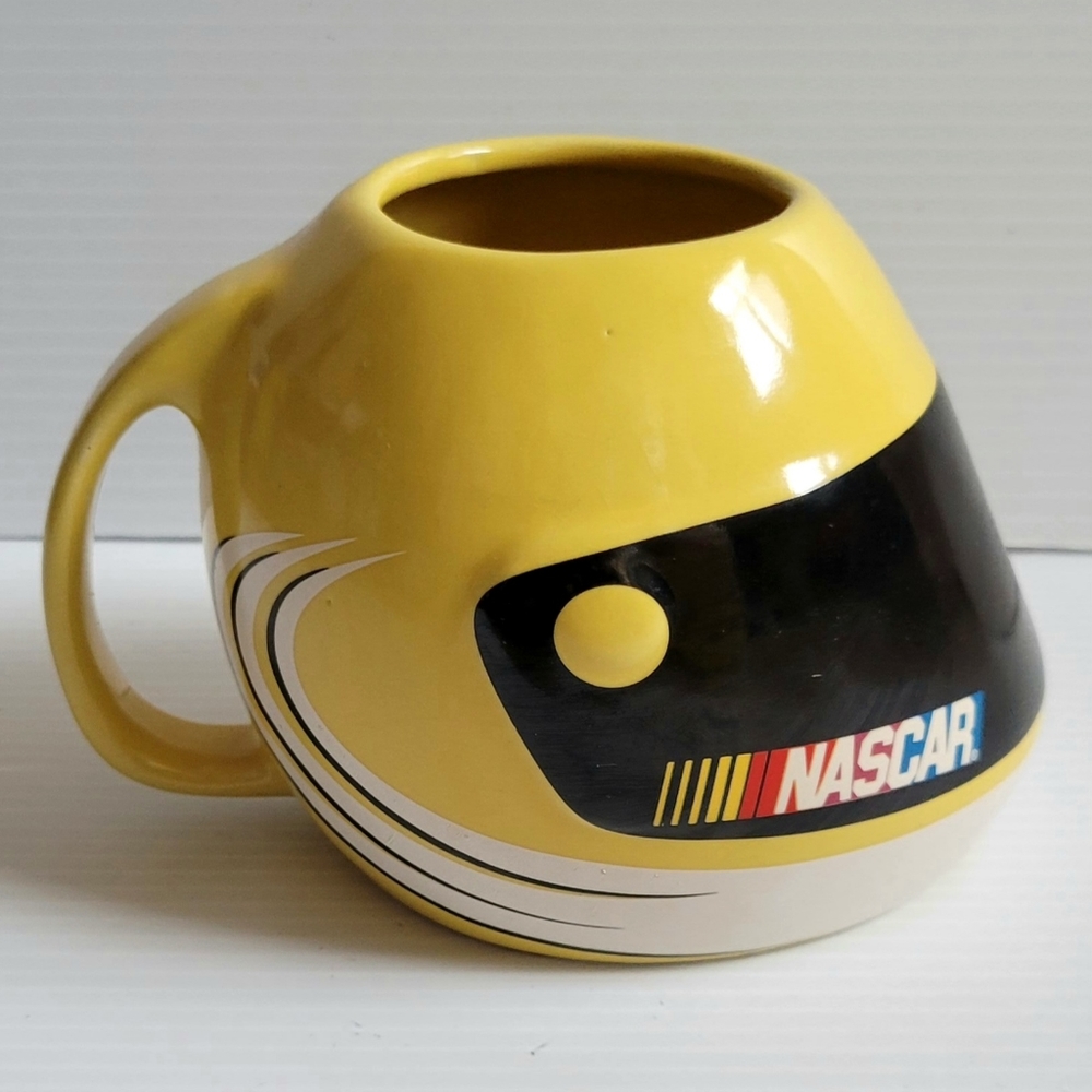Sherwood Brands NASCAR Helmet Shaped Coffee Mug Cup Decorative Collectible 2004.